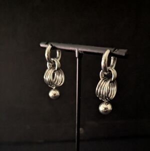 Nebula Stainless Steel Chainmaille Hoop Earrings